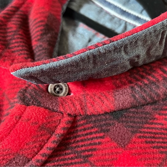 Weatherproof Red  Black Plaid Shirt Jacket Size XL NWT Sherpa lined Lumberjack - Picture 4 of 12